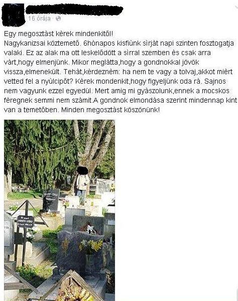 nagykanizsa temetői lopás fotó